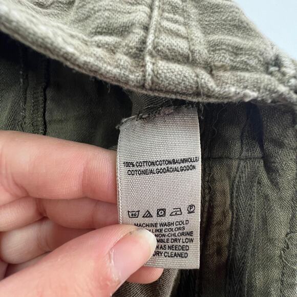 Free People Pants Womens 24 Utility Workwear Straight Leg Casual Relaxed Fit - Picture 3 of 9